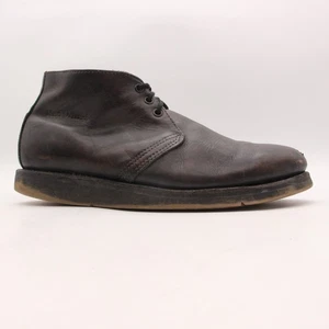 Red Wing Postman Herren Größe 10,5 D Chukka Stiefel dunkelbraun Leder - Bild 1 von 16