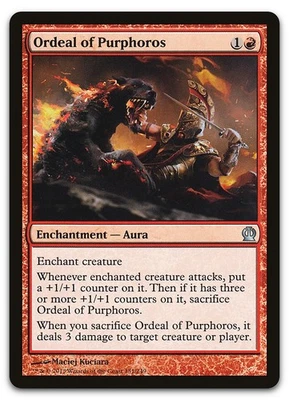 Ordeal of Purphoros #131 (NM) Theros THS Magic MTG - Image 1 of 2