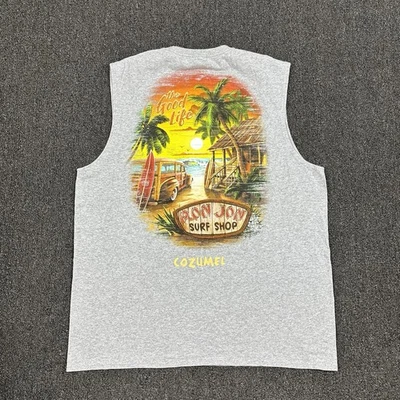 Camiseta sin mangas Ron Jon Surf Shop sin mangas para hombre Cozumel camisa causal talla XL Foto 1 de 4