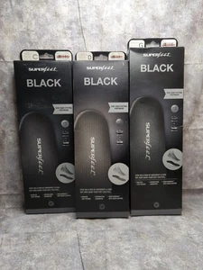 Superfeet Unisex All-Purpose Support Low Arch Insoles, Black, Size Options - Picture 1 of 7