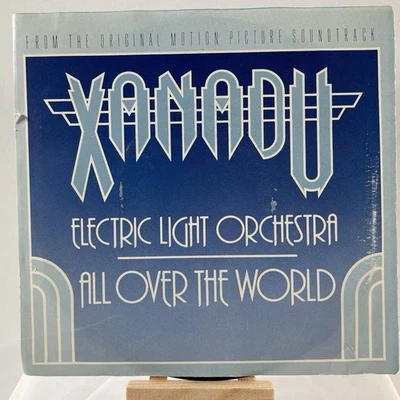 ELECTRIC LIGHT ORCHESTRA 45 RPM ALL OVER THE WORLD 2-SIDED PROMO—VG+ - Image 1 of 4