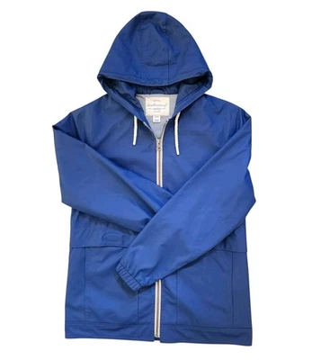 Weatherproof Vintage Men’s Hooded Jacket Small Blue Windbreaker Zip Lightweight - Image 1 of 4