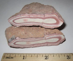 2pz BELLISSIMA COPPIA MINERALE PIETRA GREZZA PIETRA GREZZA NATURALE 2,5" UTAH ~ 154,8g *3 - Foto 1 di 7