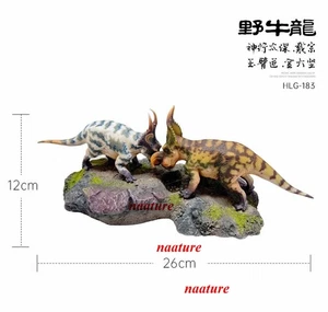 Haolonggood Einiosaurus VS Sterrholophus Marsh Dinosaur 1/35 Figurine Model Toys - Picture 1 of 3