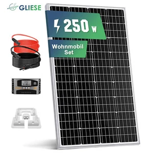 250W Wohnmobil Set Solaranlage Komplettpaket Solarmodul Mit Montage PV Halterung - Bild 1 von 12