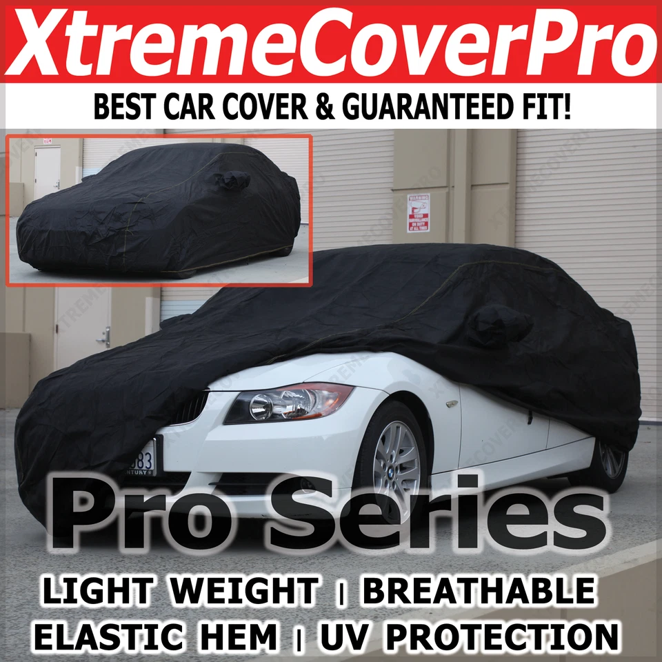 2018 2019 2020 2021 BMW 230I M240I M2 BREATHABLE CAR COVER W/MIRROR POCKET BLACK - Image 1 of 4