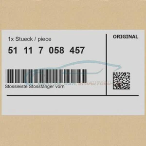 Original BMW 51117058457 - Stossleiste Stossfänger vorne links 1er - Bild 1 von 2