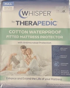 Protector de colchón ajustado con protección antimicrobiana terapéutica tamaño completo - Imagen 1 de 1