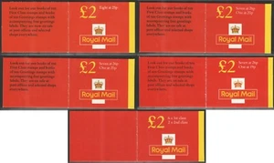 FW8 to FW12 Red Cover Series £2 folded booklets. Each sold separately. - Picture 1 of 8