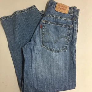 Jeans Levis 569 Niños 10 Reg 25x25 Azul Denim Suelto Pierna Recta Y2K - Imagen 1 de 7