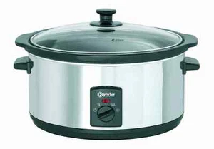 Bartscher calentador de alimentos olla de sopa olla de salsa 6,5 litros 20 - 96 °C NUEVO - Imagen 1 de 3