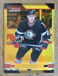 2003-04 Topps Bowman Chrome GOLD REFRACTOR #22 - Ales Kotalik /50 (Sabres) - Bild 1 von 1