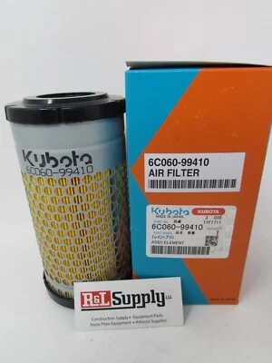 NEW GENUINE KUBOTA AIR FILTER ELEMENT PART # 6C060-99410 - Image 1 of 2