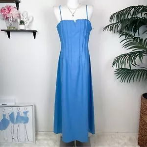 LOST+WANDER Bluestar Linen Maxi Dress NWT Women SIZE S - Picture 1 of 4