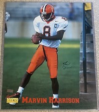 1996 Signature Rookies “8x10 Autograph” Marvin Harrison RC (Sig. Rookies Holo)
