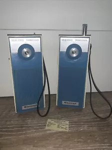 Juego de 2 transceptores de estado sólido wt-400n Electra walkie talkie azul década de 1960 - Imagen 1 de 12