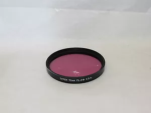 Used Tiffen FL-D 72mm Lens Filter Made in USA O32902 - Picture 1 of 2