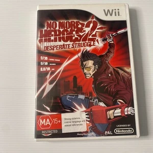 No More Heroes 2 Desperate Struggle Nintendo Wii Game - Picture 1 of 4