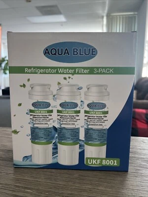 Filtro de agua para refrigerador Aqua Blue 8001 repuesto para Maytag, Kenmore (paquete de 3) Foto 1 de 4