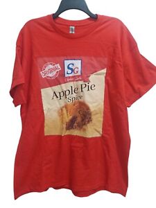 Gildan 100% Cotton Red Graphic T-shirt Spice Girls Apple Pie Spice Unisex XL GUC