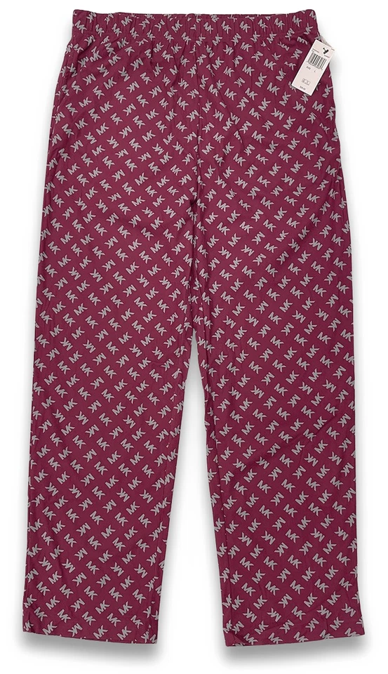 Pijama/pantalones de salón Michael Kors - Nuevo con etiquetas granate grande/gris para hombre - #44886-F5 Foto 1 de 1