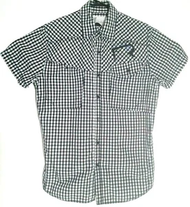 Rampage 73 Button up Short Sleeve check Casual Shirt Size M, P2P 51 cm. - Bild 1 von 9