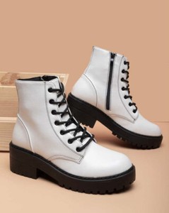 Las mejores ofertas en Blanco sólido bloque Botas Para Mujeres | eBay