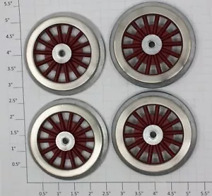 Lionel 33-27-32-31 Red Spoked 2-1/2" Std. Gauge Electric Loco Wheels (Set of 4) - Picture 1 of 2
