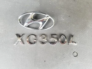 01 02 03 04 05 HYUNDAI XG350L REAR TRUNK CHROME EMBLEM LOGO BADGE NAMEPLATE  OEM - Picture 1 of 1