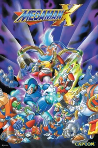 Mega Man X Cover Poster 12x18 - Picture 1 of 3