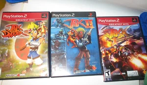 Sony PlayStation 2 Jak & Daxter lote Jak & Daxter, Jak 2 & Jax X Combat Racing - Imagen 1 de 11