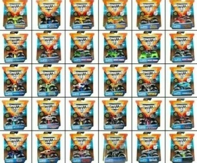 Monster Jam Trucks 1:64 Fire Ice Marvel Mudder  Assortment Choose Your Lot! - image 1 of 4