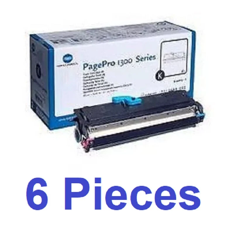 6 Pieces Original Toner Konica Minolta PagePro 1300w 1350 1350EN / 1710567-002 - Image 1 of 1