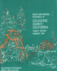 511 gold mines, Calaveras County, Calif, LAST ONE, 1st ed book, BIG sep maps VG+ - Picture 1 of 1