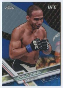 2017 Chrome Refractors Blue Wave #9 John Dodson NM-MT /75 