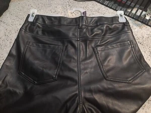 Women Push Up PU Faux Vegan Leather Leggings High Pants Butt Lift Stretchy. - Picture 1 of 13