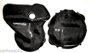 KTM 250XC XCW 300XC 2013-16 2T 2x CARBON LIMADECKEL KUPPLUNGSDECKEL MOTORDECKEL - Bild 1 von 1