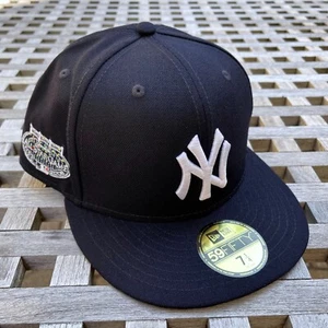 New York Yankees 2008 ASG Parche Estrás New Era 59FIFTY Gorra de Lana Sombrero 7 1/4 - Imagen 1 de 10