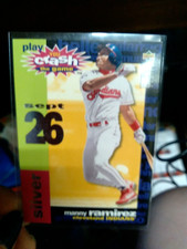 1995 Collector's Choice Crash the Game #CG16C Manny Ramirez Cleveland Indians