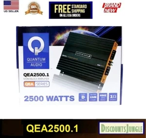 Quantum Audio QEA2500.1 Monoblock Class-D Car Subwoofer Amplifier 2500 Watts - Picture 1 of 9