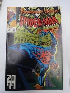 Spider-Man 2099 #6 1993 Marvel Comics firmado P David & R Leonardi estado casi nuevo - Imagen 1 de 10