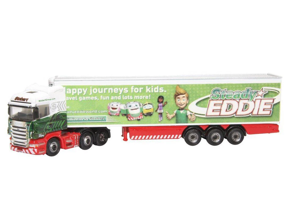 Oxford NSHL16FR - LKW Scania Highline Fridge Trailer Steady Eddie - Spur N - NEU - Bild 1 von 1