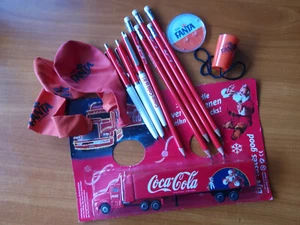 Original Coca Cola Fanta Konvolut: Weihnachtstruck OVP, Stifte Spiele, 70er 80er - Bild 1 von 8