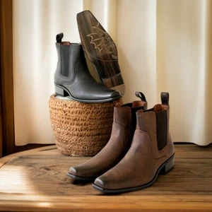 Ferro Aldo TANNER Men's Western Chelsea Boots - Picture 1 of 19