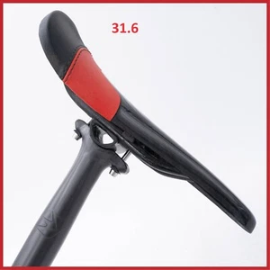 NOS TUNE SEATPOST SADDLE CARBON 31.6 mm 410 mm VINTAGE OLD ROAD RACING CLAMP MTB - Picture 1 of 13