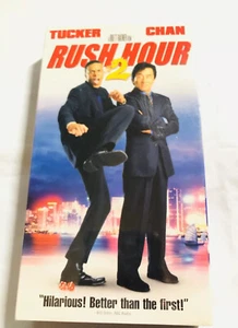 New Rush Hour 2 VHS Chris Tucker Jackie Chan Comedy - Picture 1 of 7