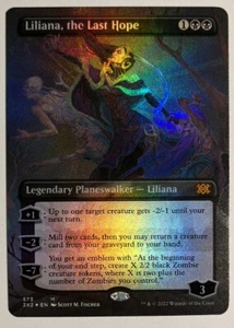 Liliana The Last Hope randlose TEXTURIERTE FOLIE Double Masters 22 MTG Pack frisch - Bild 1 von 2