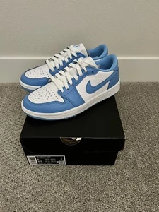 Air Jordan 1 Retro Low Golf UNC University Blue DD9315-100 - Men’s Size 5 - Picture 1 of 3