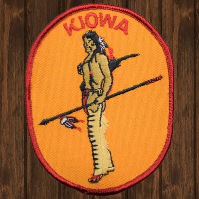 Vintage Kiowa Embroidered Patch — Sew On - Image 1 of 2