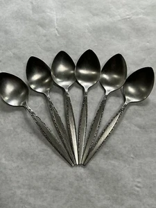 Oneida Venetia Set of 6 Teaspoons Spoons Community Stainless Flatware Vintage - Picture 1 of 4